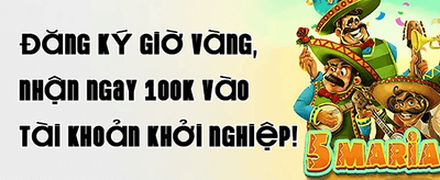 Thưởng Chào Mừng 100% Nạp Đầu promotion banner